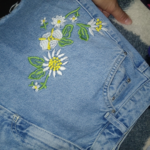 TOP SHOP high waisted mom shorts - Picture 7 of 8